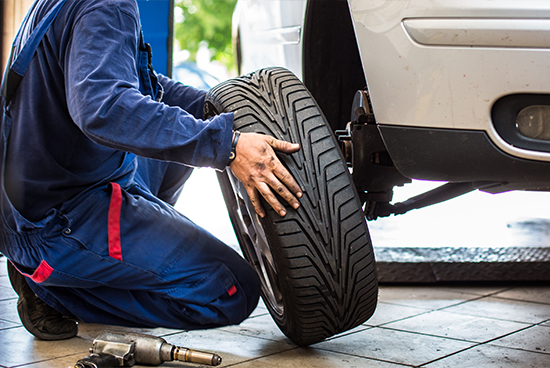 Installing a Tire