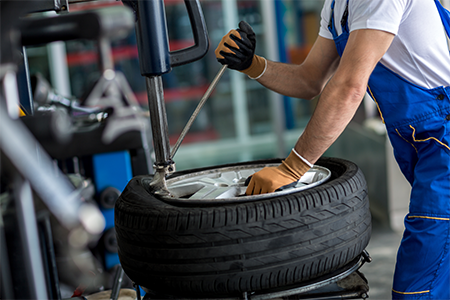 Removing a Tire from a Rim